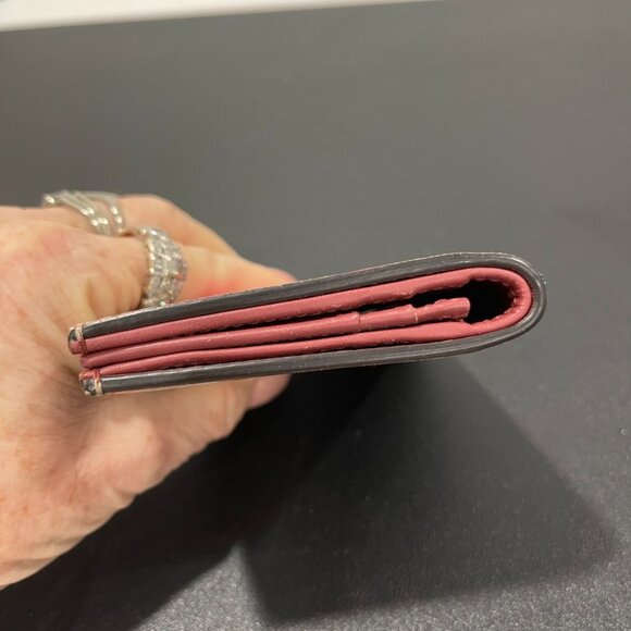 GG Supreme Monogram Blooms Card Case Beige Multicolor Dry Rose (159501) - Picture 4 of 7